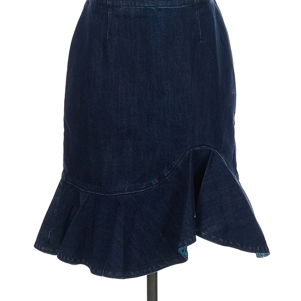 Leifsdottir asymmetrical mini skirt